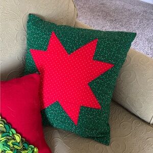 Quilted christmas pillow case!